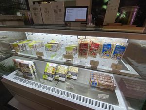 I was sure tempted to buy some of that tofu tortellini they have for sale!  at Lazy Farmers in Seoul