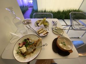 Awesome spread   at Lazy Farmers in Seoul