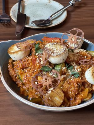 Tomato paella  at Lazy Farmers in Seoul
