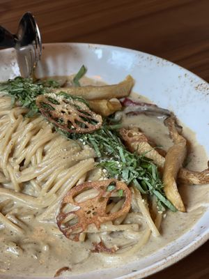 Miso pasta  at Lazy Farmers in Seoul