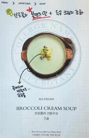 menu at Lazy Farmers in Seoul