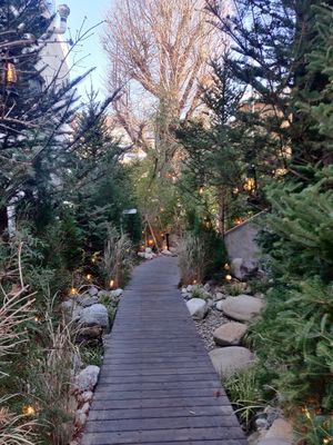 Walkway at Lazy Farmers in Seoul