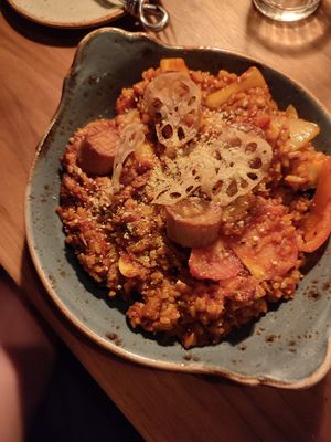 Paella #Veganuary at Lazy Farmers in Seoul