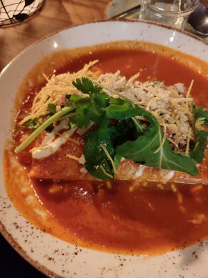 Enchiladae #Veganuary at Lazy Farmers in Seoul