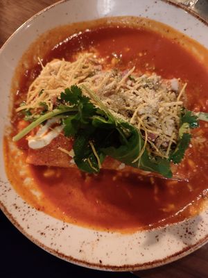 Enchilada #Veganuary at Lazy Farmers in Seoul