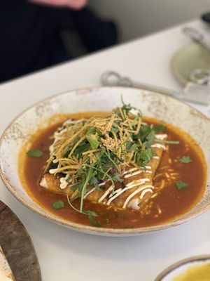 Tofu enchilada  at Lazy Farmers in Seoul