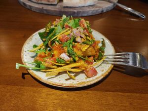 Tofu enchilada at Lazy Farmers in Seoul
