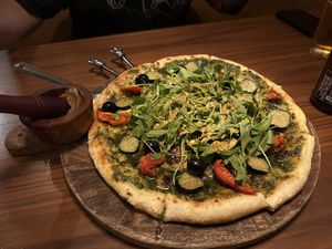 Utterly delicious! The pesto was beautiful   at Lazy Farmers in Seoul