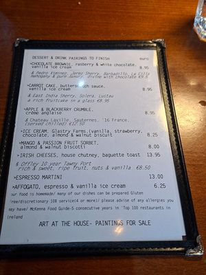  at The House Restaurant in Howth