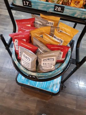 Labelles vegan on the back at AUH - Naan Indian Kitchen - T3 in Abu Dhabi