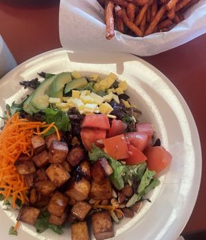 Vegan Cobb salad   at Swingers Hollywood in Los Angeles
