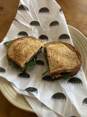 Hippie sandwich  made vegan!  at Sunrise Minturn in Minturn