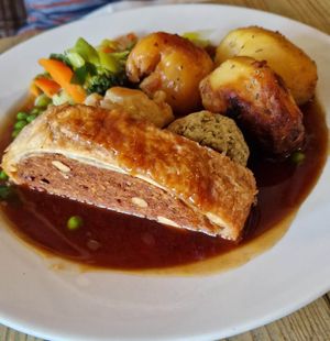 Homemade Vegan Wellington. at New Forest Inn in Lyndhurst