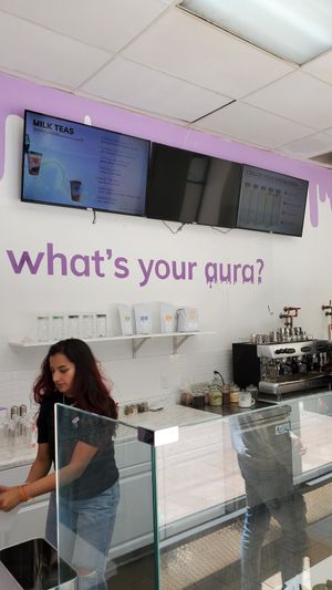 . at Aura Tea in San Francisco