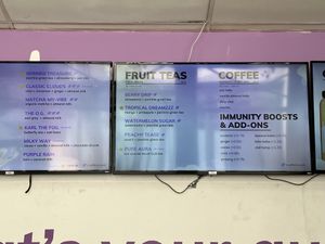   at Aura Tea in San Francisco