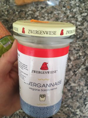 Vegan mayonese  at Finca Ecologico Lomo del Riego in La Gomera