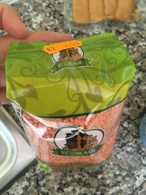 Red lentils  at Finca Ecologico Lomo del Riego in La Gomera