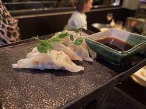 Vegan Gyoza  at Restaurant Three in Rotterdam