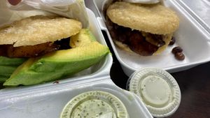   at Los Chamos Arepas in Carolina