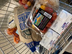 Shopping cart choices at PCC Community Markets - Central District in Seattle