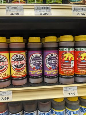 Huckleberry hot sauce at Huckleberry's Natural Market in Spokane