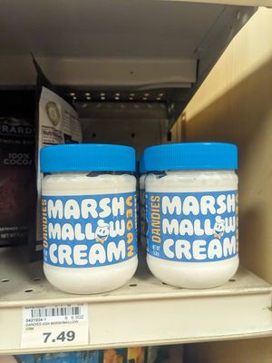 Vegan marshmallow cream from Dandie's at Huckleberry's Natural Market in Spokane