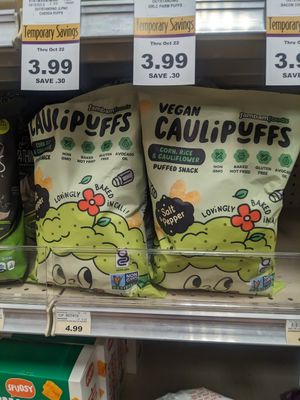 Vegan snacks at Huckleberry's Natural Market in Spokane