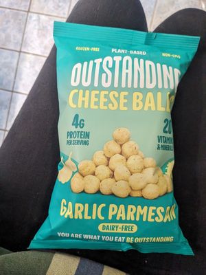 Vegan cheddar ball snacks at Huckleberry's Natural Market in Spokane