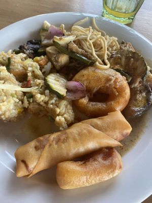 Buffet  at NÔM Asian Cuisine in Jyvaeskylae