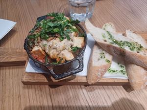 Baked tofu at Bonjo in Paris