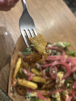 Loaded fries 'Kapsalon' 14€  at Brasserie LouLou in Cadzand