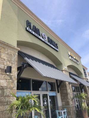 Front door   at Playa Bowls in Fort Myers