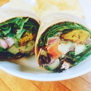 Falafel Wrap - In House at The Allways Cafe in Huntingdon Valley