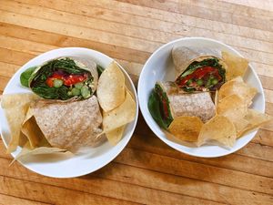 Veggie wrap - In House  at The Allways Cafe in Huntingdon Valley