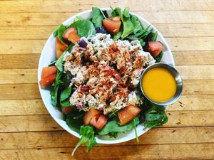 Jerk Chicken Salad - In House at The Allways Cafe in Huntingdon Valley