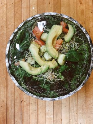 Raw salad at The Allways Cafe in Huntingdon Valley