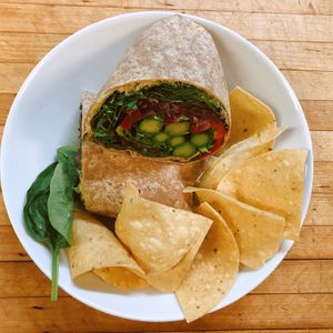 Veggie wrap - In House at The Allways Cafe in Huntingdon Valley