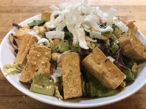 Thai peanut salad. -In House at The Allways Cafe in Huntingdon Valley