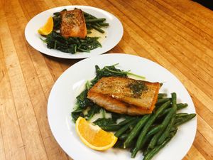 Citrus salmon  at The Allways Cafe in Huntingdon Valley
