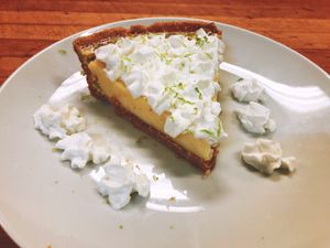 Key lime pie  at The Allways Cafe in Huntingdon Valley
