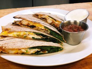 Sweet potato quesadilla   at The Allways Cafe in Huntingdon Valley