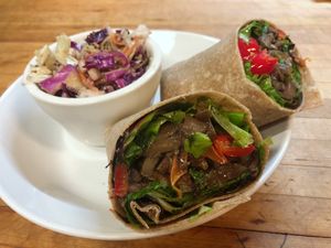 Portobello wrap   at The Allways Cafe in Huntingdon Valley