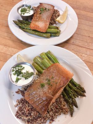 Herb creamy salmon  at The Allways Cafe in Huntingdon Valley