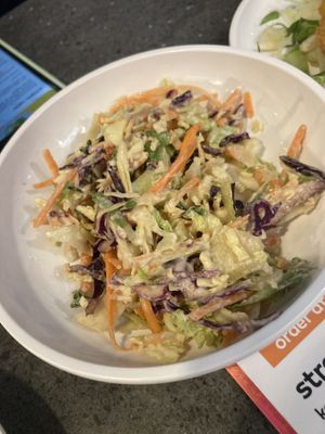 Cabbage salad  at LHR - YO! Sushi - T3 in West London