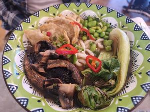 Gyoza soup I think at Bob's Café in North London