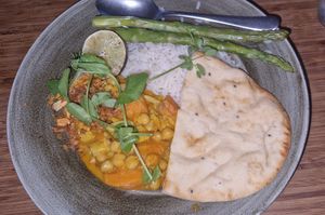 Vegan Curry at Strandclub Zee in Ouddorp