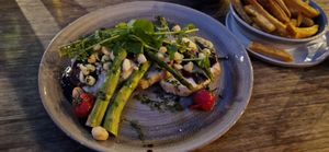 Selleriesteak at Strandclub Zee in Ouddorp