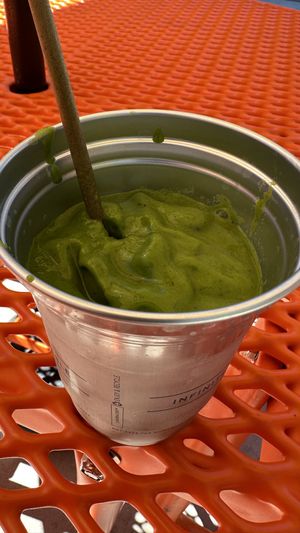 Green smoothie   at Thimbleberry Smoothie Co.  in Durango