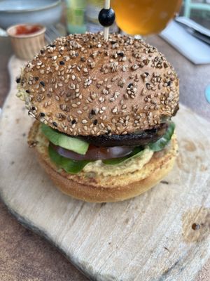 Portobello burger  at MarktZes in Domburg