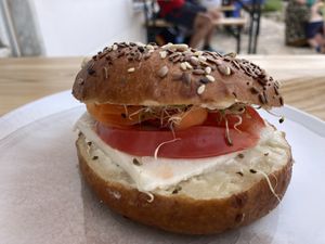 Everything bagel   at Picnic in Sagres